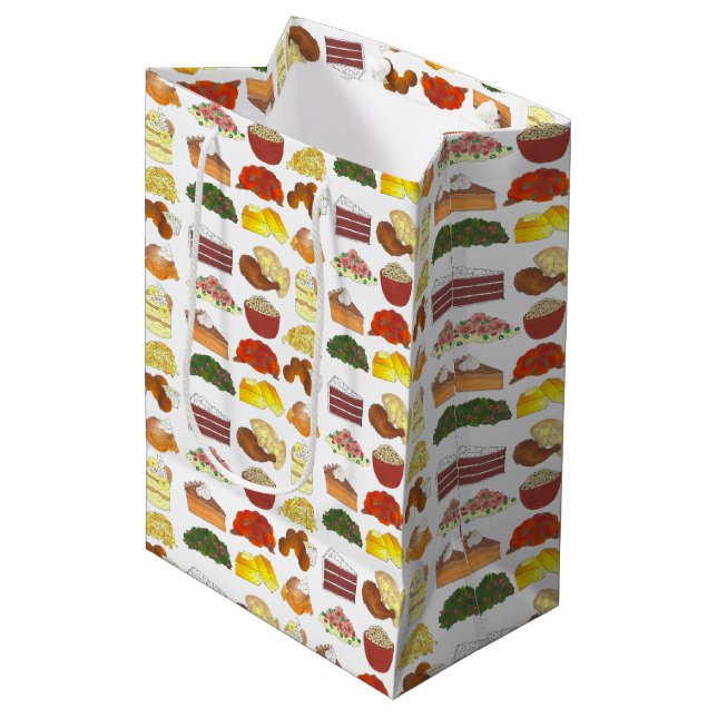 Sac Cadeau Moyen Soul Food Favoris Foie Cuisine Sud (Devant Angle)
