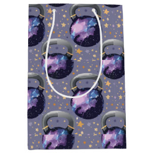 Sac Cadeau Moyen Space Galaxy Kettlebell