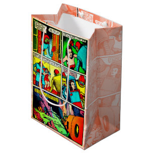 Sac Cadeau Moyen SpaceHawk, Martians et une bande dessinée Damsel