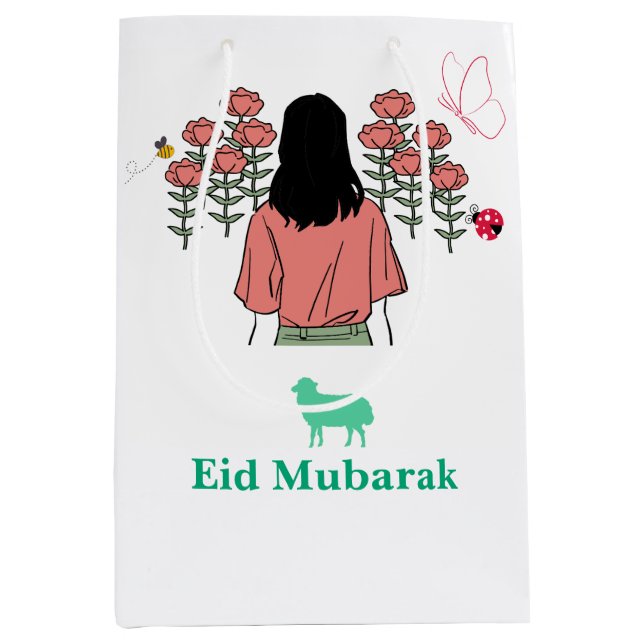 Sac Cadeau Moyen Spring Bloom (Devant)