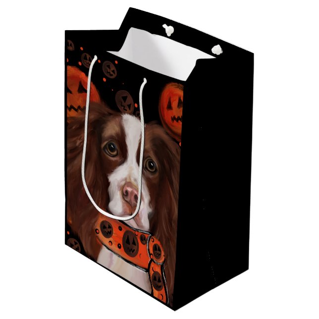 Sac Cadeau Moyen Springer Spaniel Anglais        (Devant Angle)