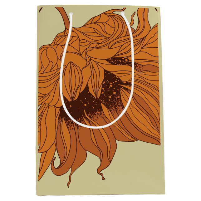 Sac Cadeau Moyen Sun & Bloom (Devant)