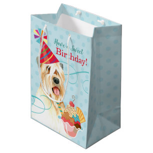 Sac Cadeau Moyen Sweet Birthday Wheaten Terrier Medium Cadeau