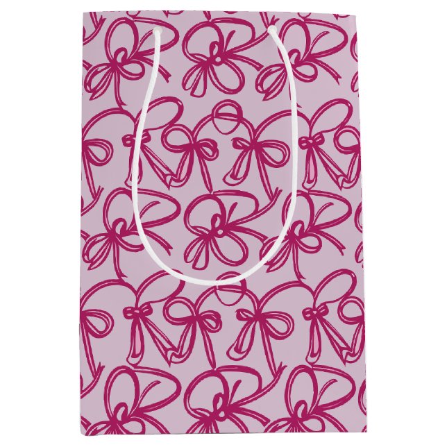 Sac Cadeau Moyen Symphonie des rubans (Devant)