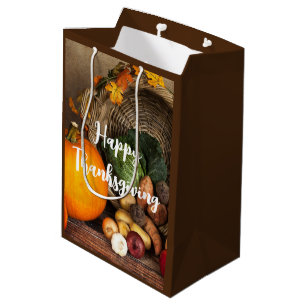 Sac Cadeau Moyen Table Bountiful Harvest