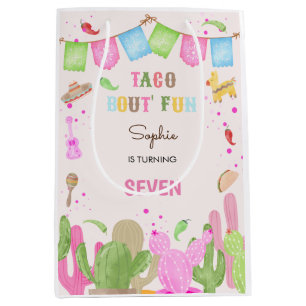 Sac Cadeau Moyen Taco sur le plaisir fiesta anniversaire de enfant