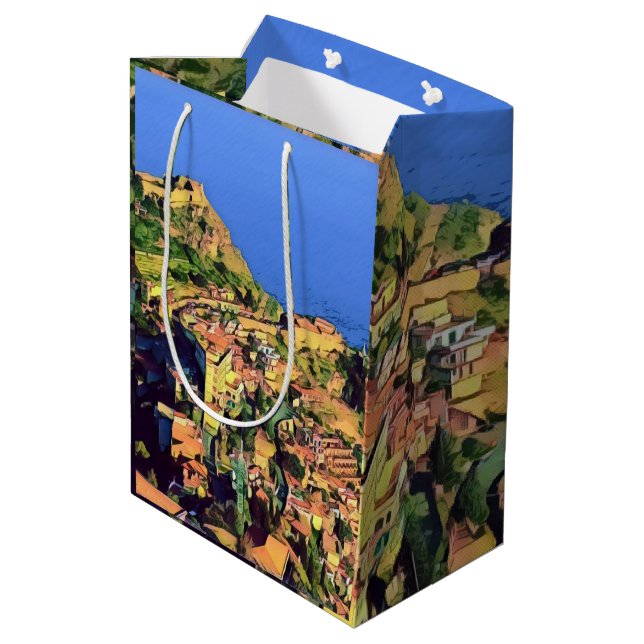 Sac Cadeau Moyen TAORMINE - Sicile - (Dos Angle)