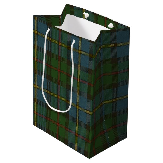 Sac Cadeau Moyen Tartan de MacLeod (Devant Angle)