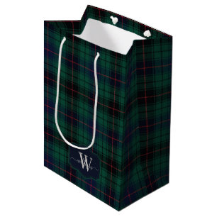 Sac Cadeau Moyen Tartan écossais traditionnel du clan Davidson