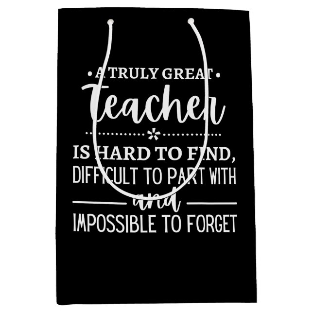 Sac Cadeau Moyen Teacher (Devant)