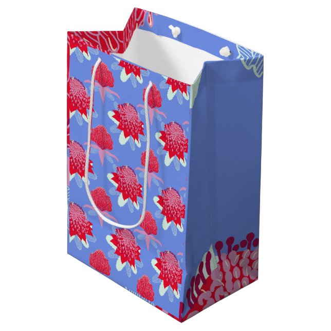 Sac Cadeau Moyen Telopea (Devant Angle)
