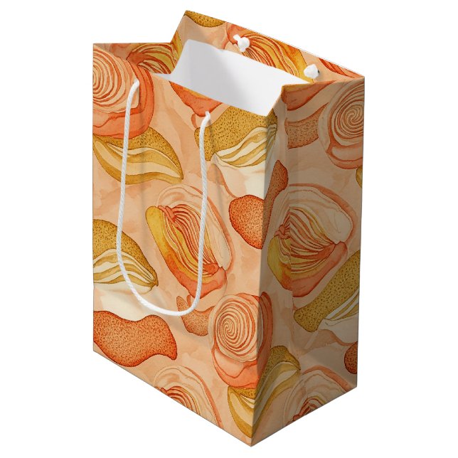 Sac Cadeau Moyen Terre Douce Abstraite (6) (Devant Angle)