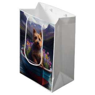 Sac Cadeau Moyen Terrier australien à Paddle : Une aventure Pittore