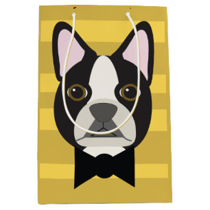 Sac Cadeau Moyen Terrier de Boston