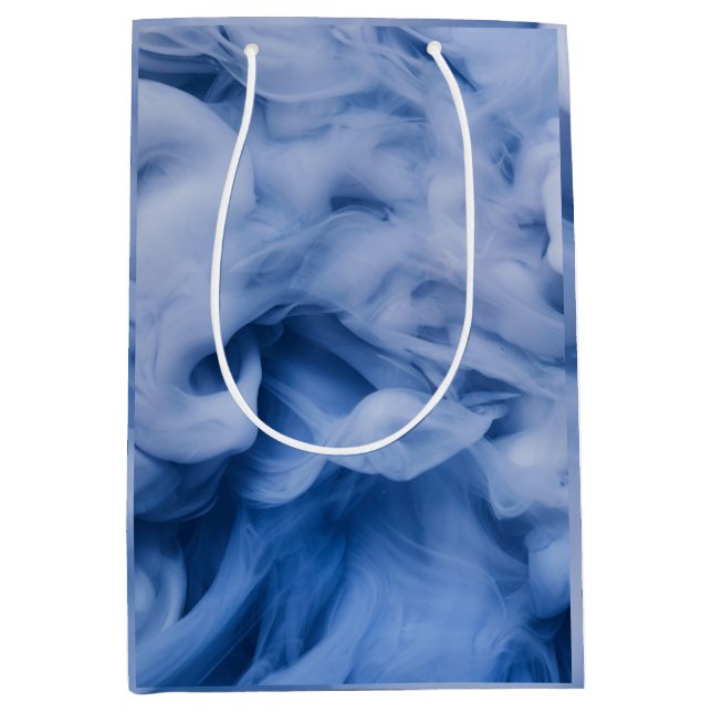 Sac Cadeau Moyen Texture de marbre naturel (Devant)