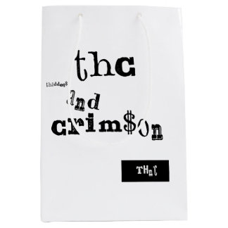 Sac Cadeau Moyen thaddeus & crimson