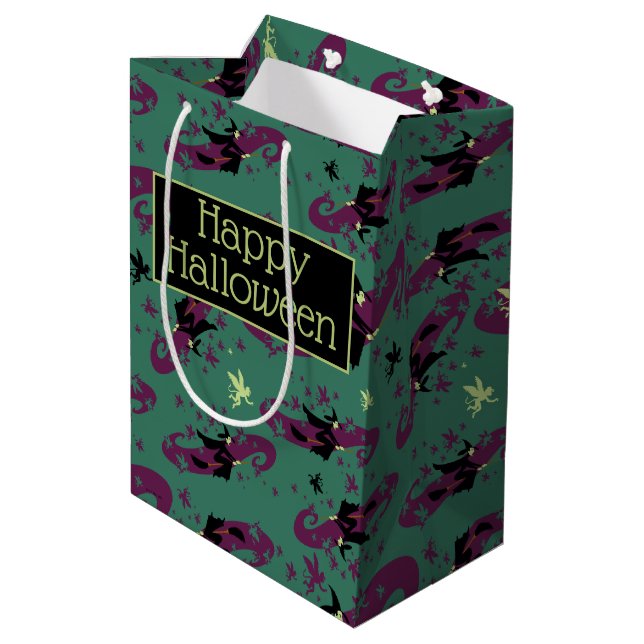 Sac Cadeau Moyen The Wizard Of Oz™ | Wicked Witch™ Pattern (Dos Angle)