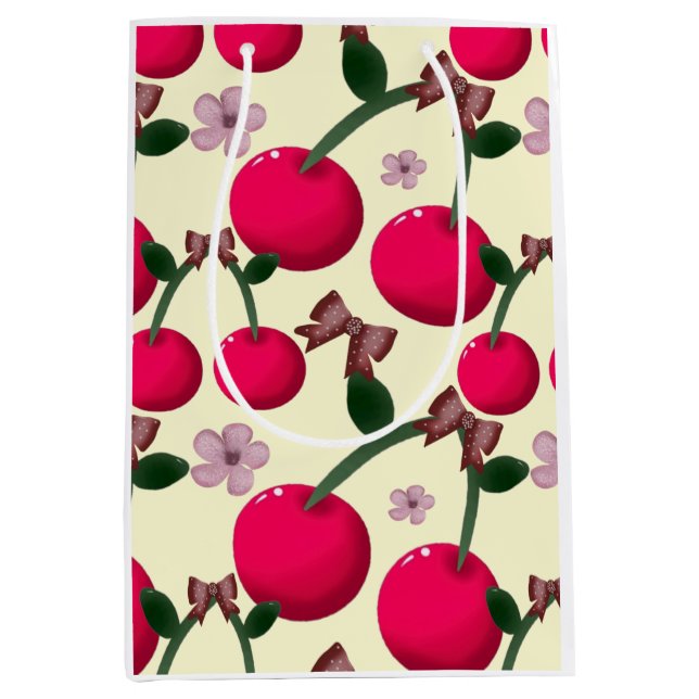 Sac Cadeau Moyen Throw Pillow (Devant)