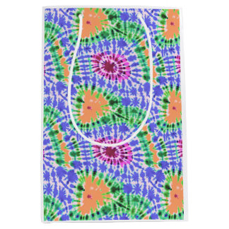Sac Cadeau Moyen Tiedye colorful pattern