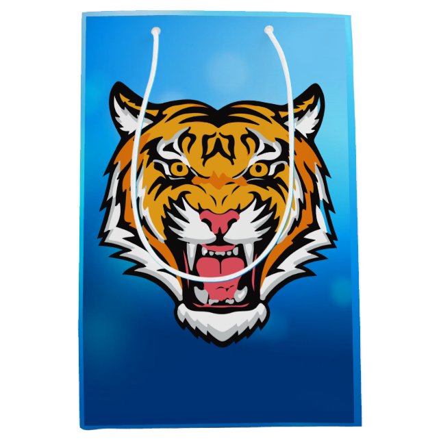 Sac Cadeau Moyen Tigre torride tête-25818 Mug de voyage (Devant)
