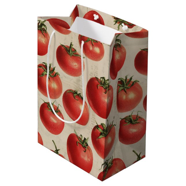 Sac Cadeau Moyen Tomate (Dos Angle)