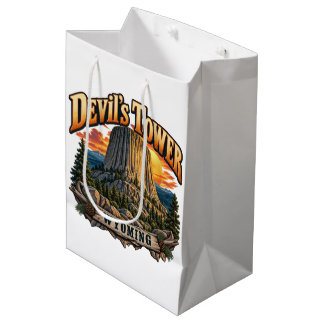 Sac Cadeau Moyen Tour de l'Enfer Wyoming Graphique de coucher de so