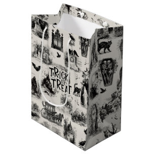 Sac Cadeau Moyen Tour ou friandise fête d'Halloween