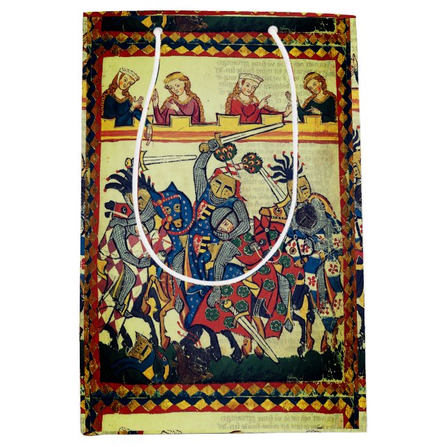 Sac Cadeau Moyen Tournoi médiéval (Devant)