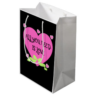 Sac Cadeau Moyen Tout ce dont vous avez besoin est l'amour – Concep