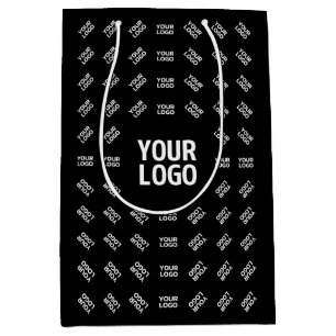 Sac Cadeau Moyen Toute image, conception ou logo téléchargé Motif