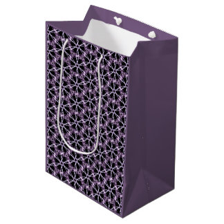 Sac Cadeau Moyen Treillis Lavande Mystique