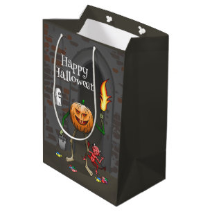 Sac Cadeau Moyen Trick ou Treat Halloween