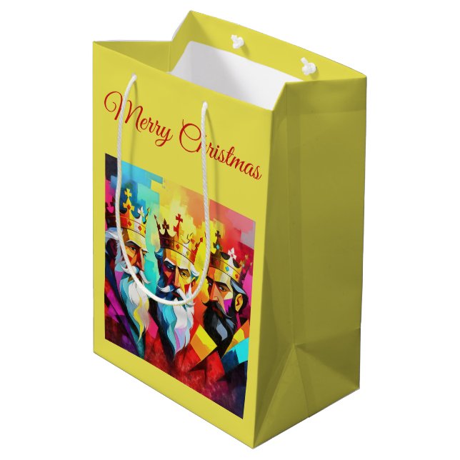 Sac Cadeau Moyen Trois Rois (Dos Angle)