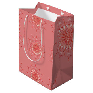 Sac Cadeau Moyen Trois styles mandala mod pêche