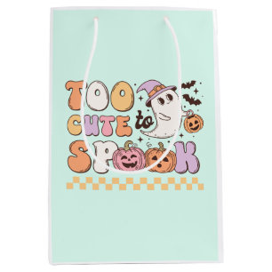 Sac Cadeau Moyen Trop mignon pour parler Halloween