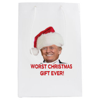 Sac Cadeau Moyen Trump, le pire cadeau de Noël jamais fait !