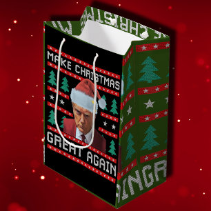 Sac Cadeau Moyen Trump rend Noël super encore une fois Mug Shot
