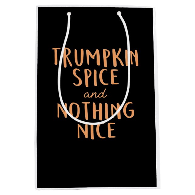 Sac Cadeau Moyen Trumpkin Spice Nice (Devant)