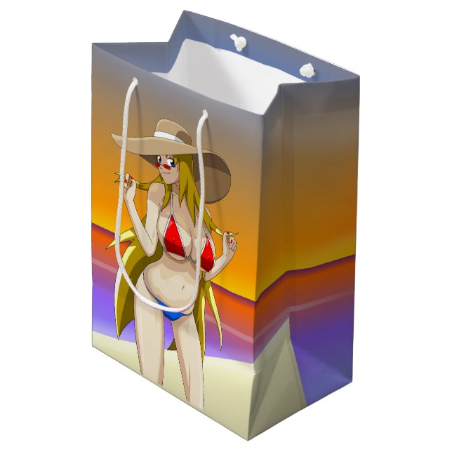 Sac Cadeau Moyen Ucogi été (Devant Angle)