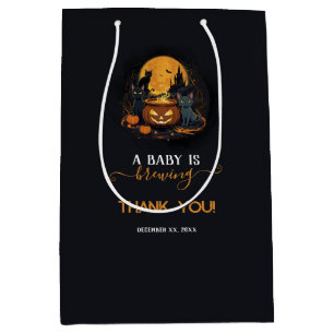 Sac Cadeau Moyen Un Bébé Brûle De Mignons Baby showers D'Halloween