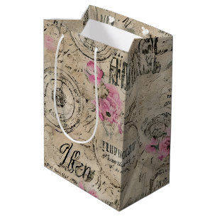 Sac Cadeau Moyen Un Ephémère français série 24
