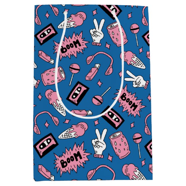 Sac Cadeau Moyen Une explosion des années 90 (Devant)