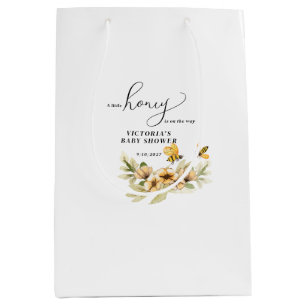 Sac Cadeau Moyen  Une petite Baby Shower abeille à miel