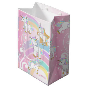 Sac Cadeau Moyen Unicornes magiques