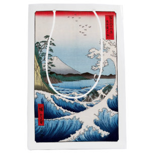 Sac Cadeau Moyen Utagawa Hiroshige - Mer au large de Satta, provinc