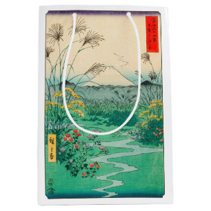 Sac Cadeau Moyen Utagawa Hiroshige - Plaine d'Otsuki dans la provin