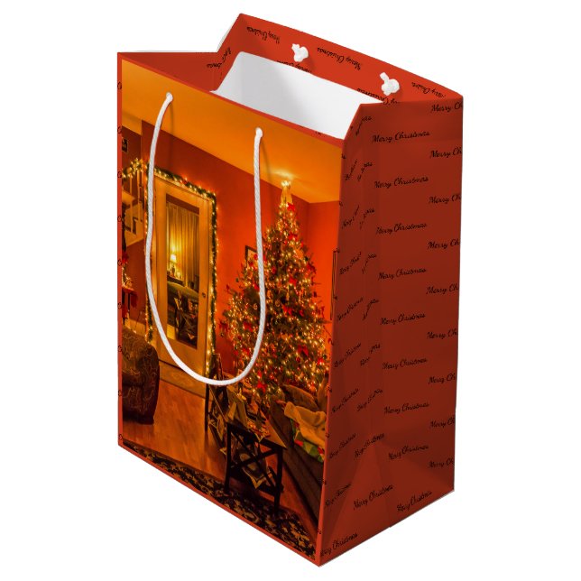 Sac Cadeau Moyen Vacances Cozy (Dos Angle)
