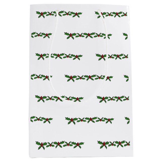 Sac Cadeau Moyen Vacances Holly (Devant)