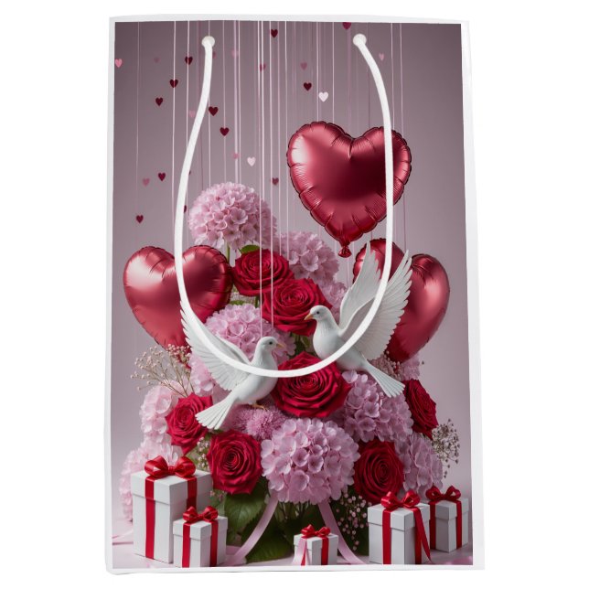 Sac Cadeau Moyen Valentines Gift Bag (Devant)