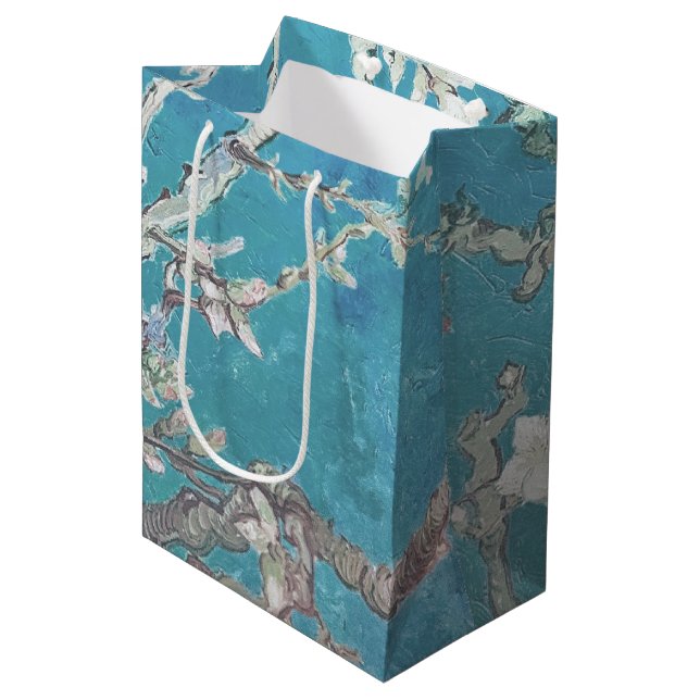 Sac Cadeau Moyen Van Gogh Painting Almond Blossom (Devant Angle)